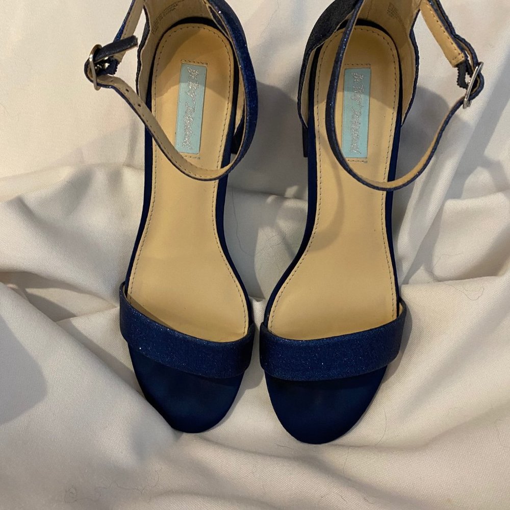 Betsy Johnson Royal Blue Evening Shoes - size 9.5